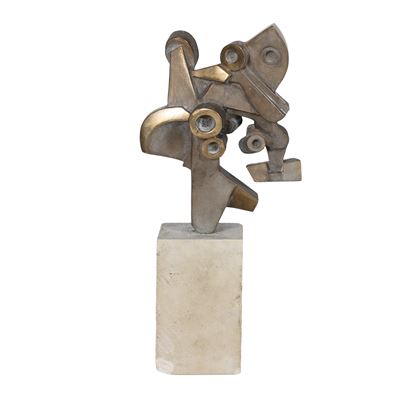 Scultura in bronzo dorato