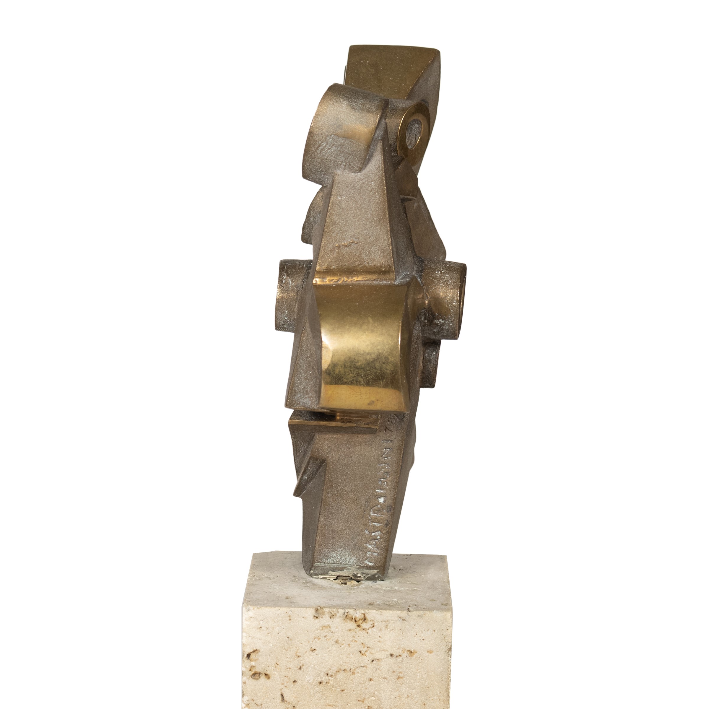 Umberto Mastroianni - Scultura in bronzo dorato