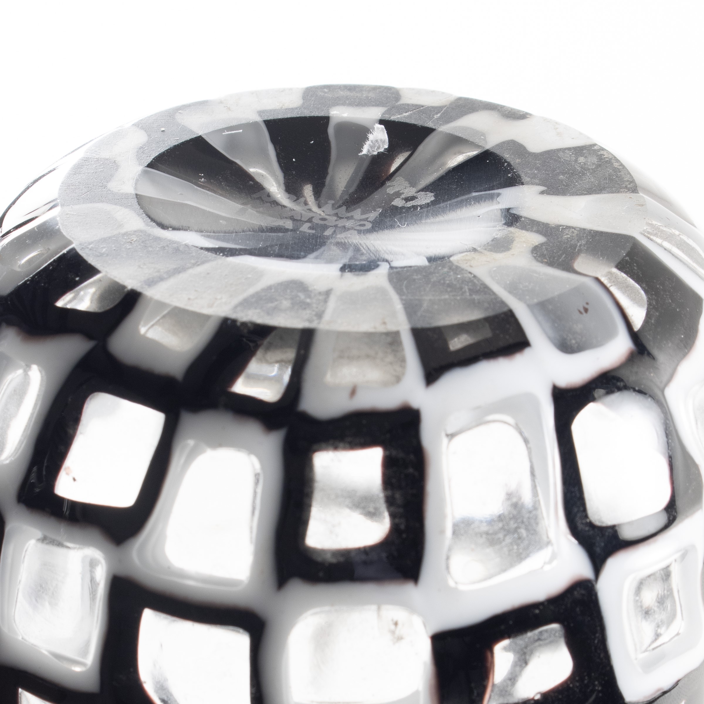 Tobia Scarpa - Vaso della serie “Occhi” in vetro decorato a murrine