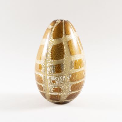 Prod. A.V.E.M. — vaso in vetro policromo, Murano anni ’50