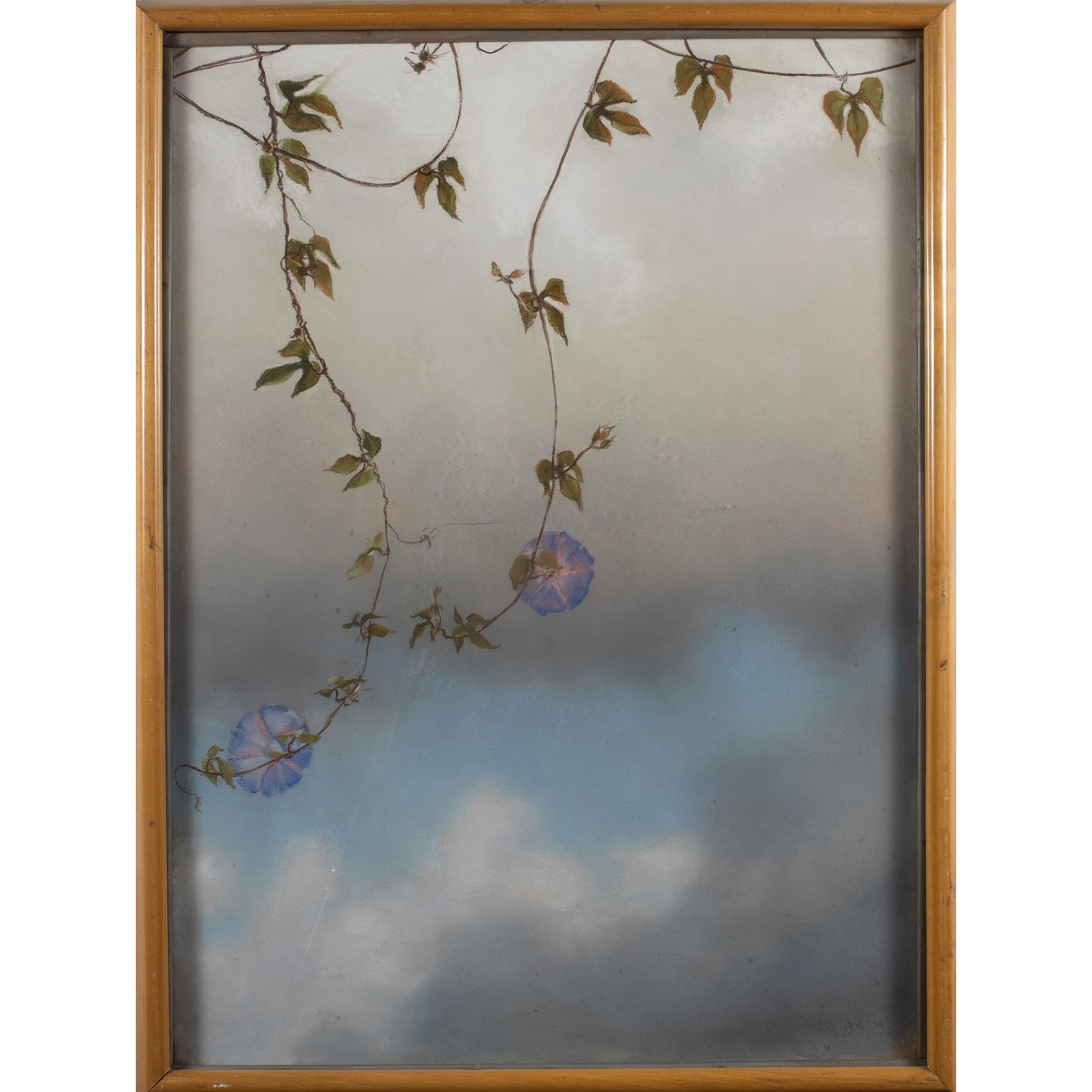 Elica Balla - Vivendo di cielo, pastelli su cartone