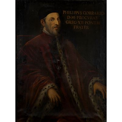 Scuola Veneta, Ritratto di Filippo Correr, olio su tela