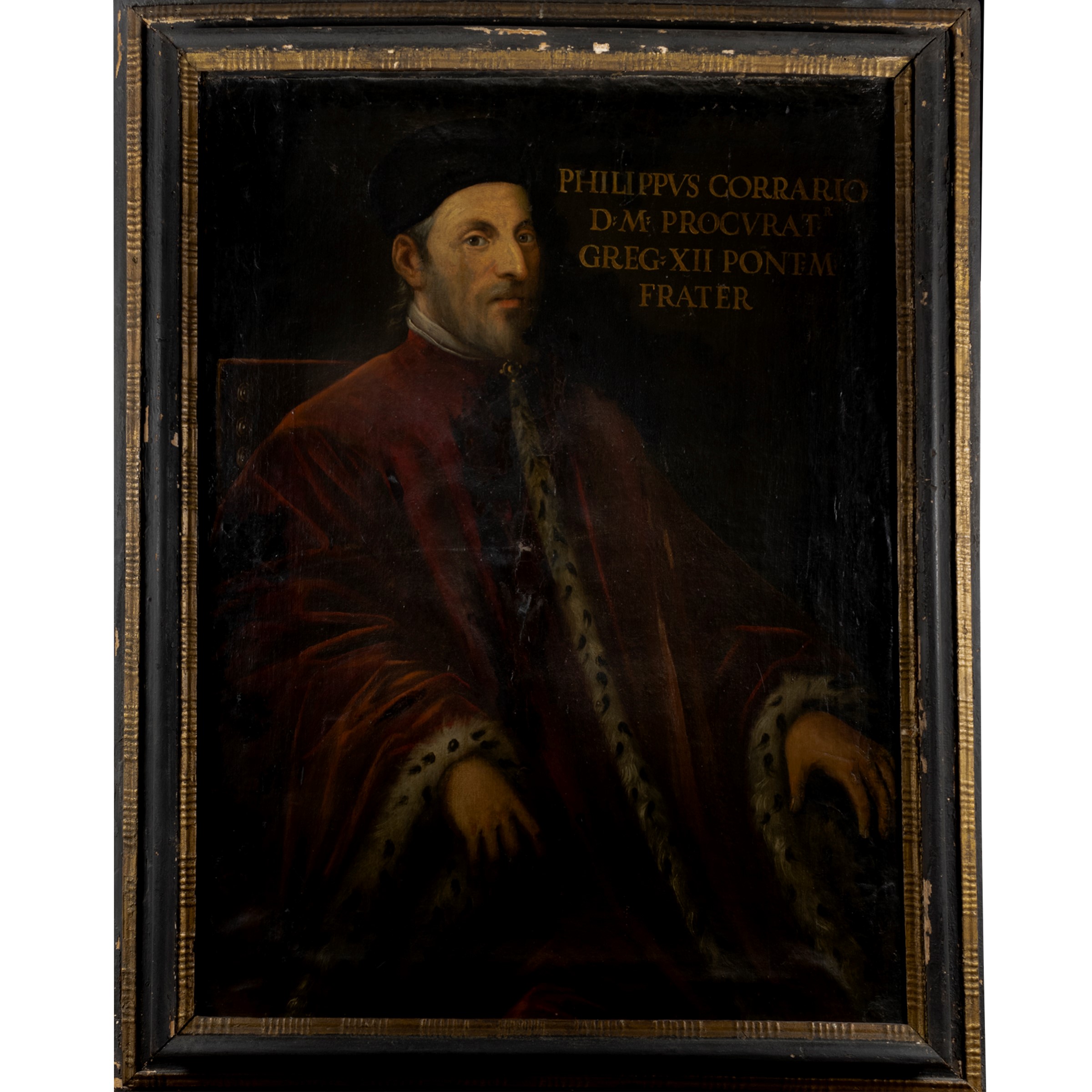 Scuola Veneta, Ritratto di Filippo Correr, olio su tela