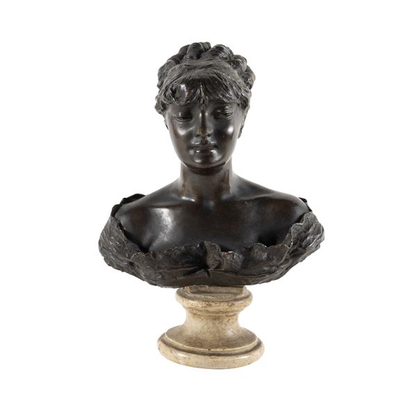 Vincenzo Gemito, attributed  (19th century)  - Auction FINE ART, ROMAN MARBLES, OLD MASTER AND 19th PAINTINGS - I - Colasanti Casa d'Aste