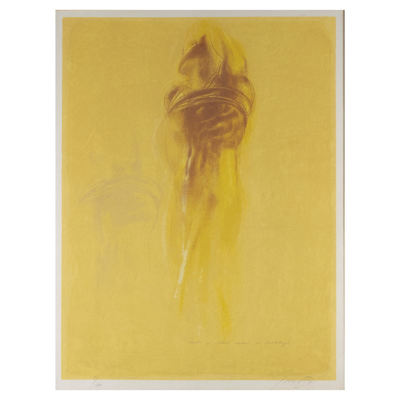 "Studio per schiavo morente da Michelangelo"