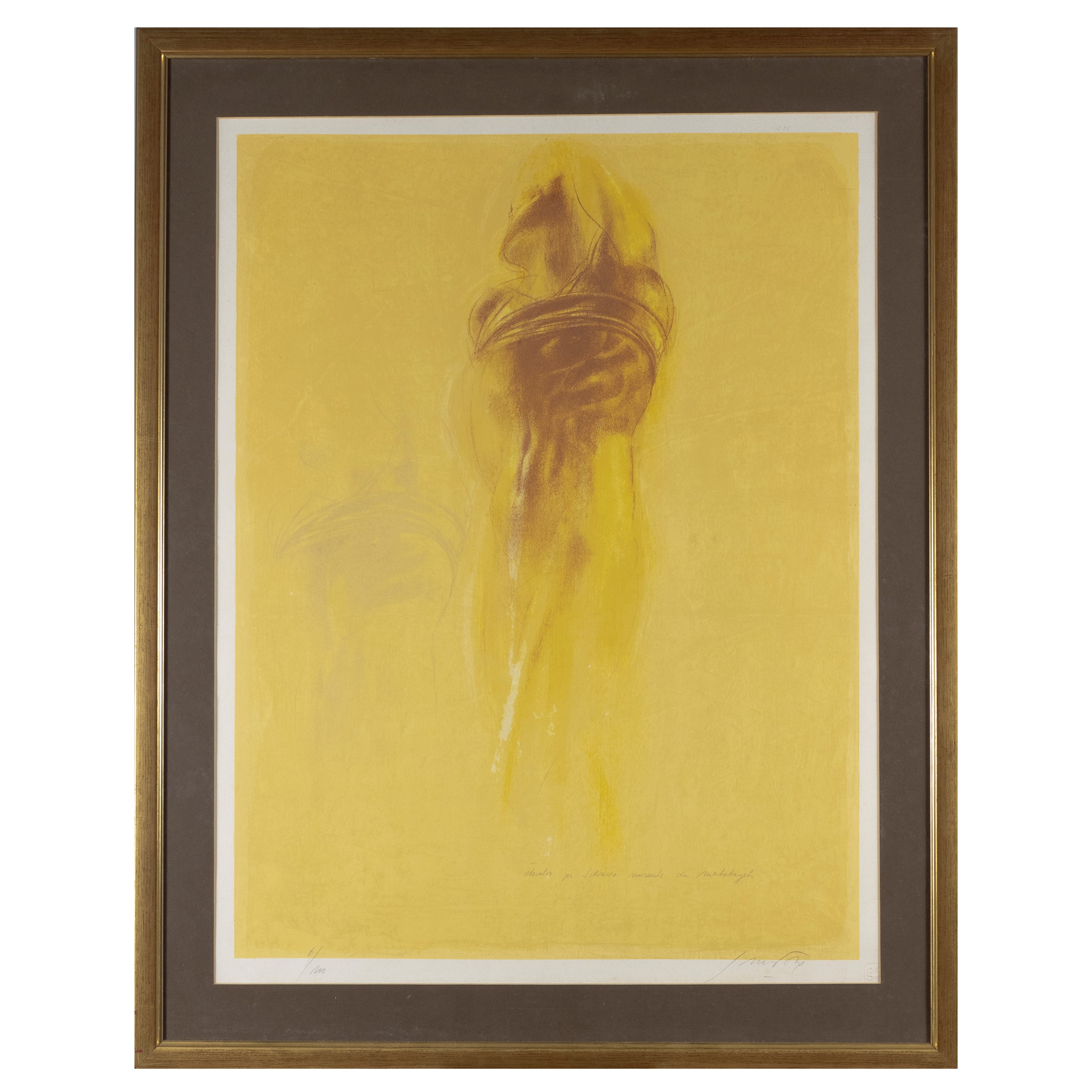 "Studio per schiavo morente da Michelangelo"