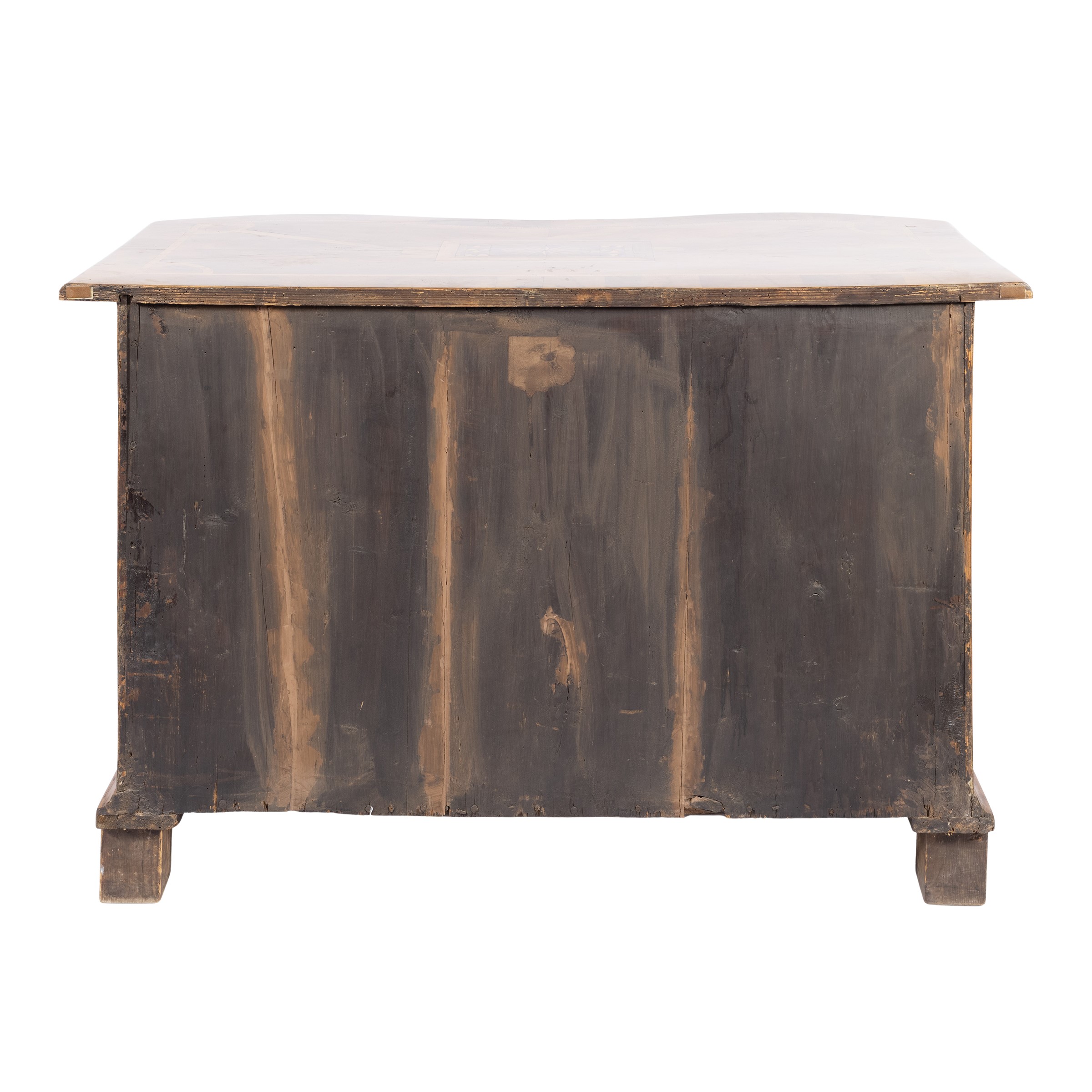 Cassettone intarsiato in legni vari