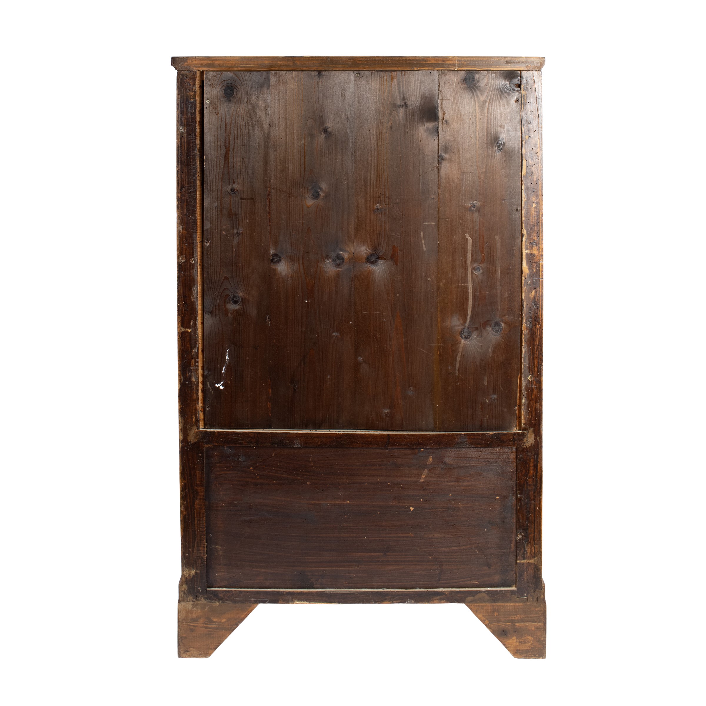 Secretaire in legno con cassaforte
