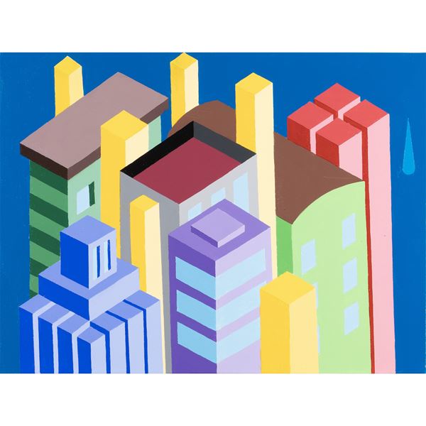 Tancredi Fornasetti - "Cielo blu petrolio"