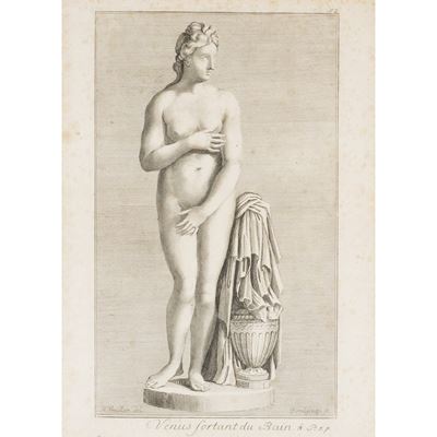 Johann Martin Bernigeroth, Venus sortant du bain - Incisione