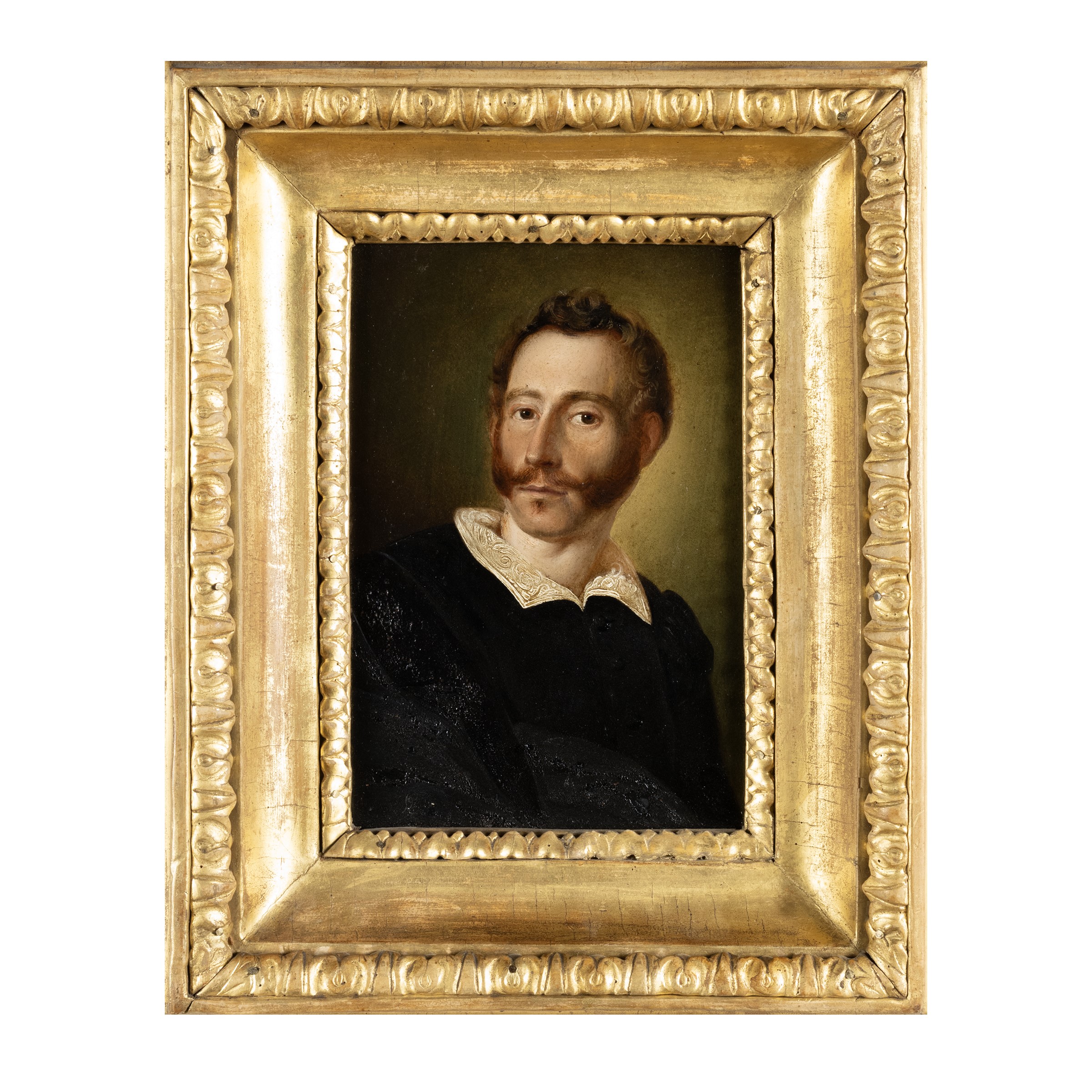 Johann Gebhardt, Ritratto di gentiluomo, olio su rame, 1827