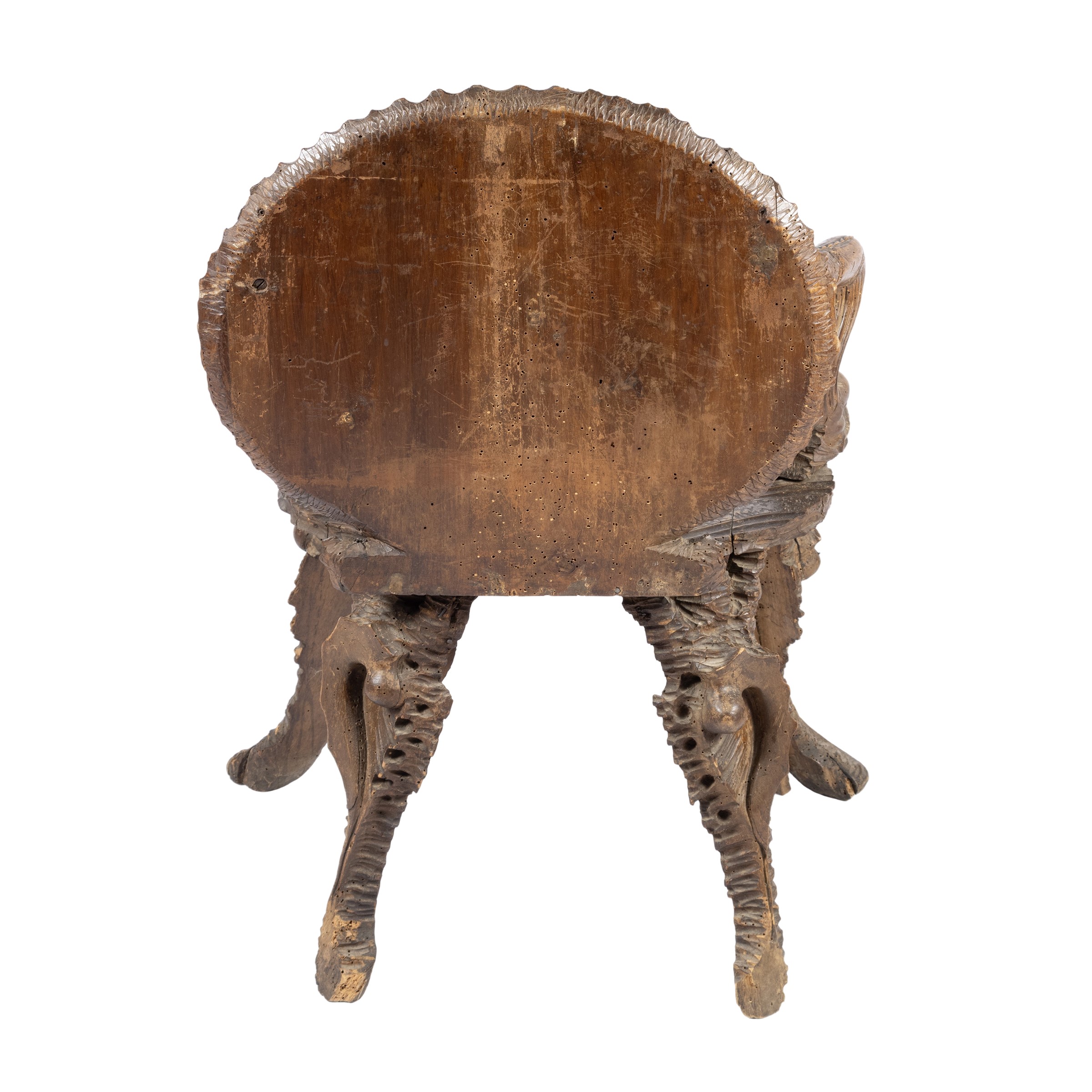 Poltrona con braccioli, "mobile da Grotta"