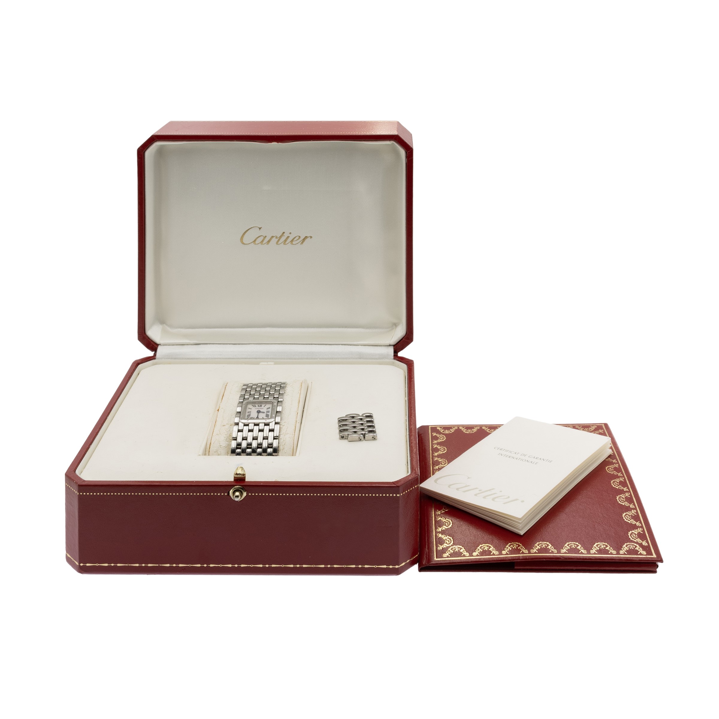 Cartier - Panthère Ruban orologio da donna in acciaio