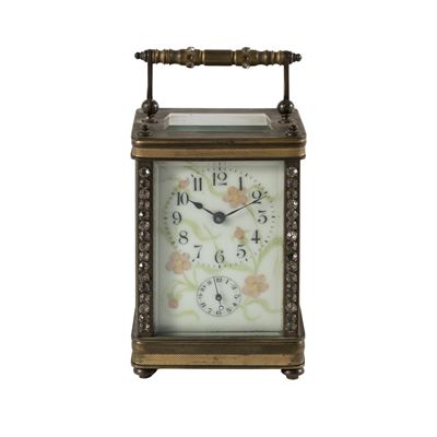 Orologio cappuccina in bronzo dorato, XIX-XX Sec.