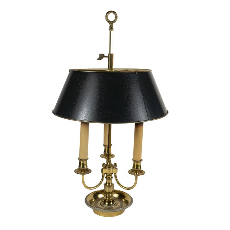 Lampada bouillotte da tavolo a tre luci