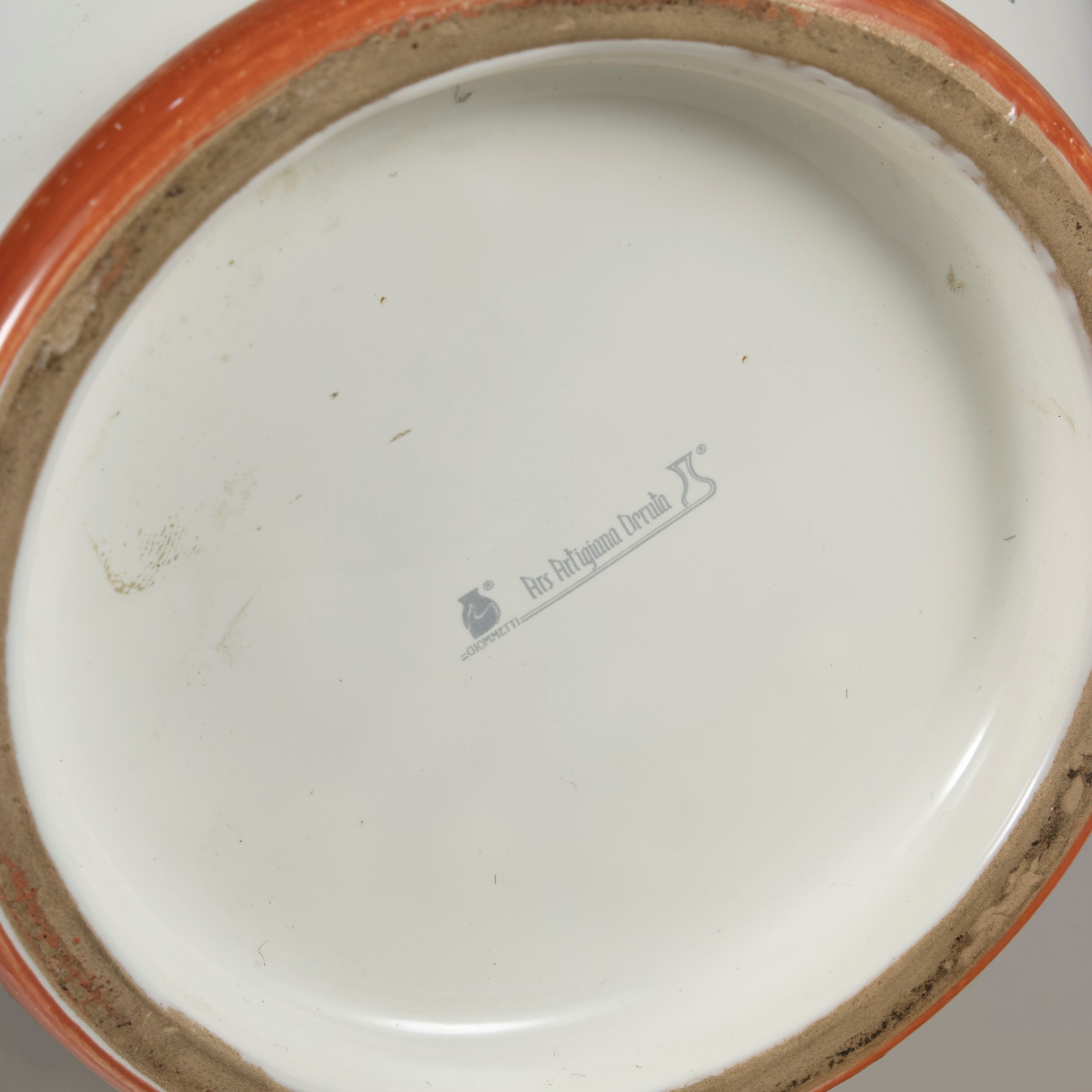 Prod. Ars Artigiana Deruta, Vaso in ceramica smaltata