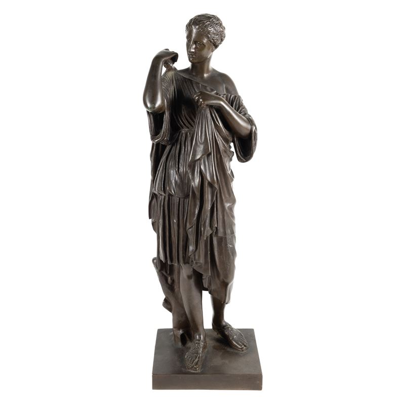 Fonderia Ferdinad Barbedienne, scultura in bronzo patinato