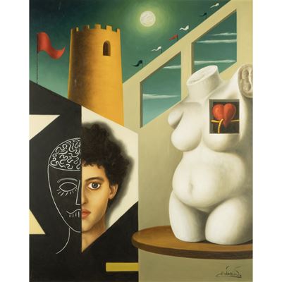 Soul-Portrait, olio su tela