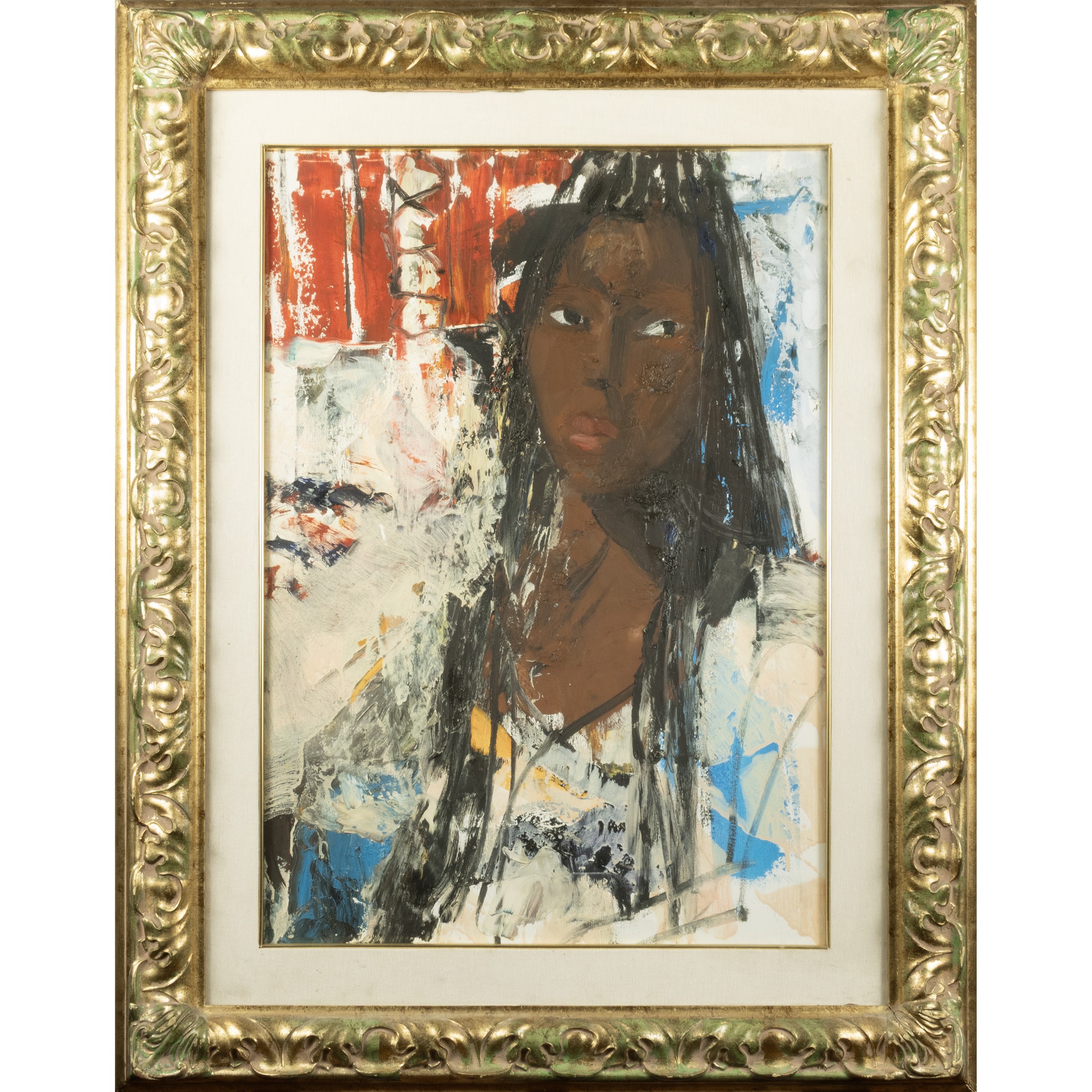 Sandro Trotti - Ritratto di Terry, olio su tela