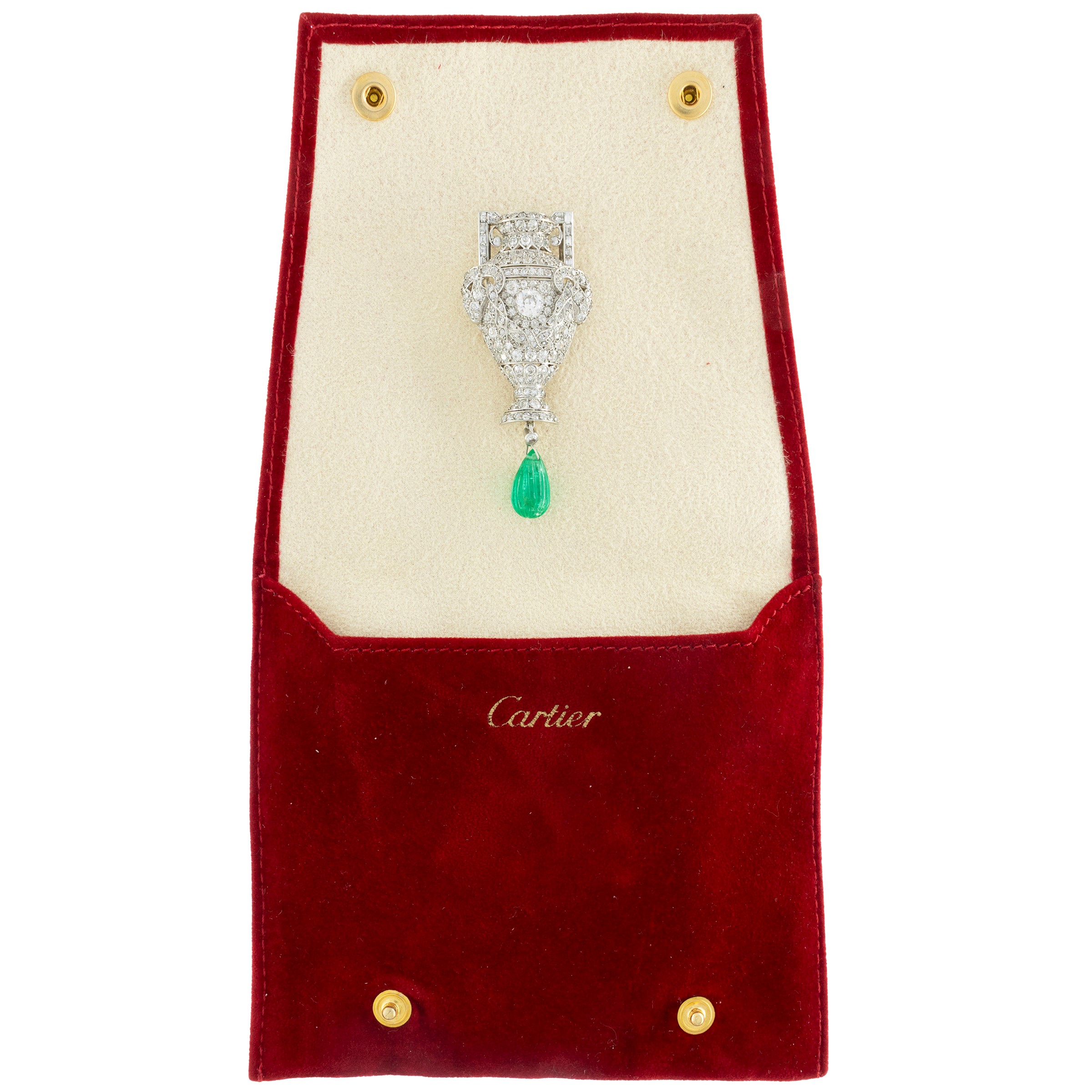 spilla pendente Decò