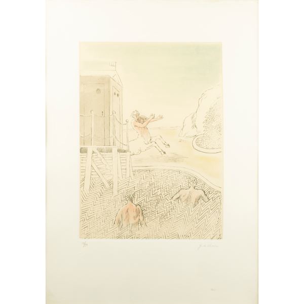 Giorgio de Chirico - "L'arrivo del centauro"