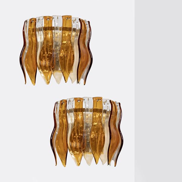 Prod. Mazzega, attribuito  (Murano, anni 70)  - Asta Stile Italiano Web Only - Colasanti Casa d'Aste