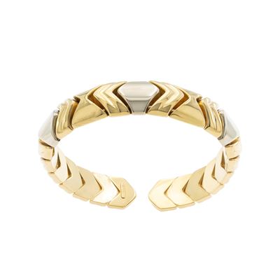 Bracciale a Manetta in Oro a Due Colori 18kt