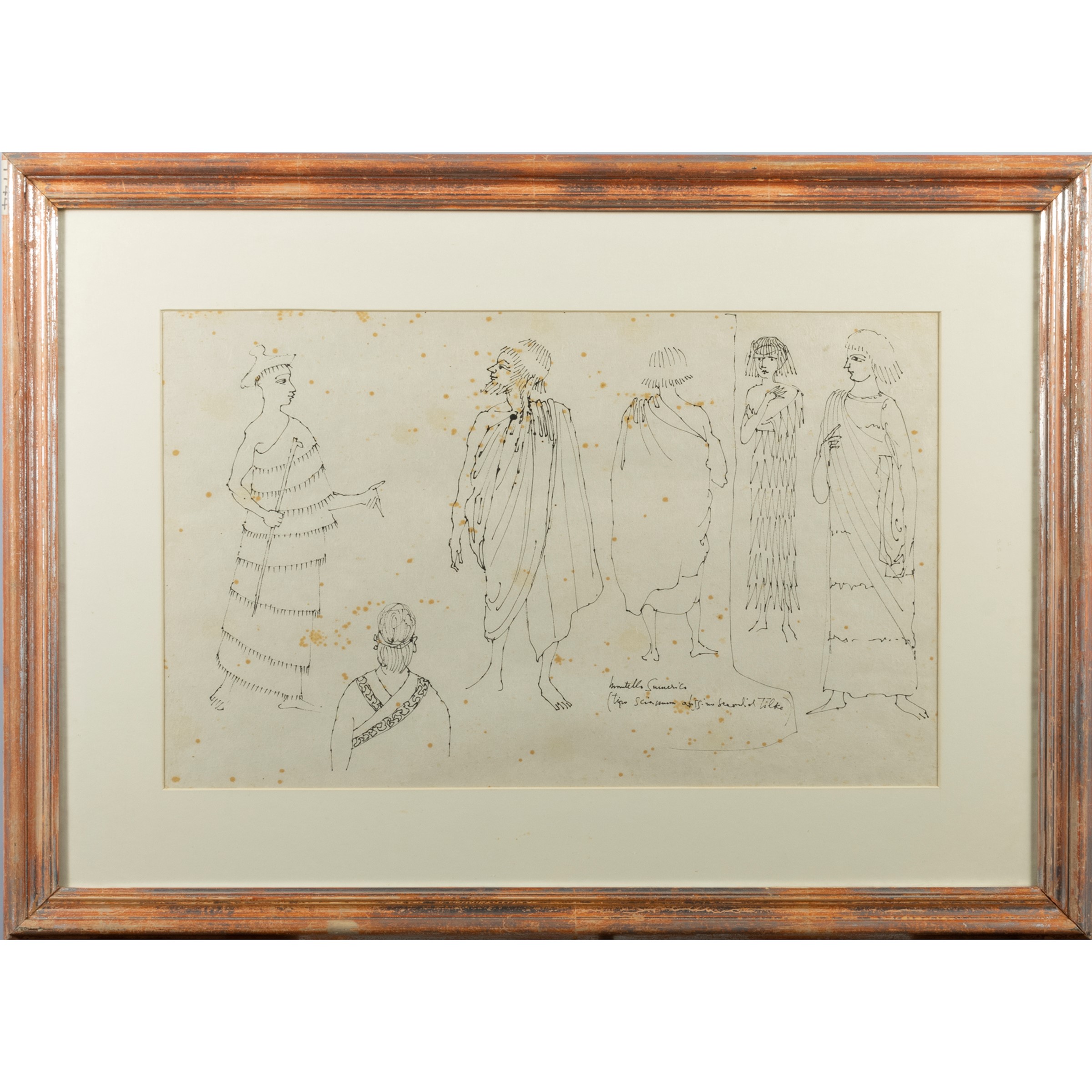 "Studi per Semiramide - Mantello sumerico"