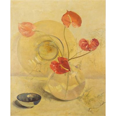 Natura morta (olio su tavoletta)