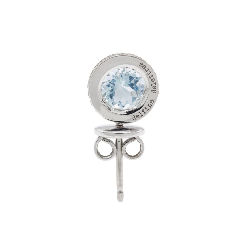 Delfina Delettrez orecchino singolo in oro bianco 18kt