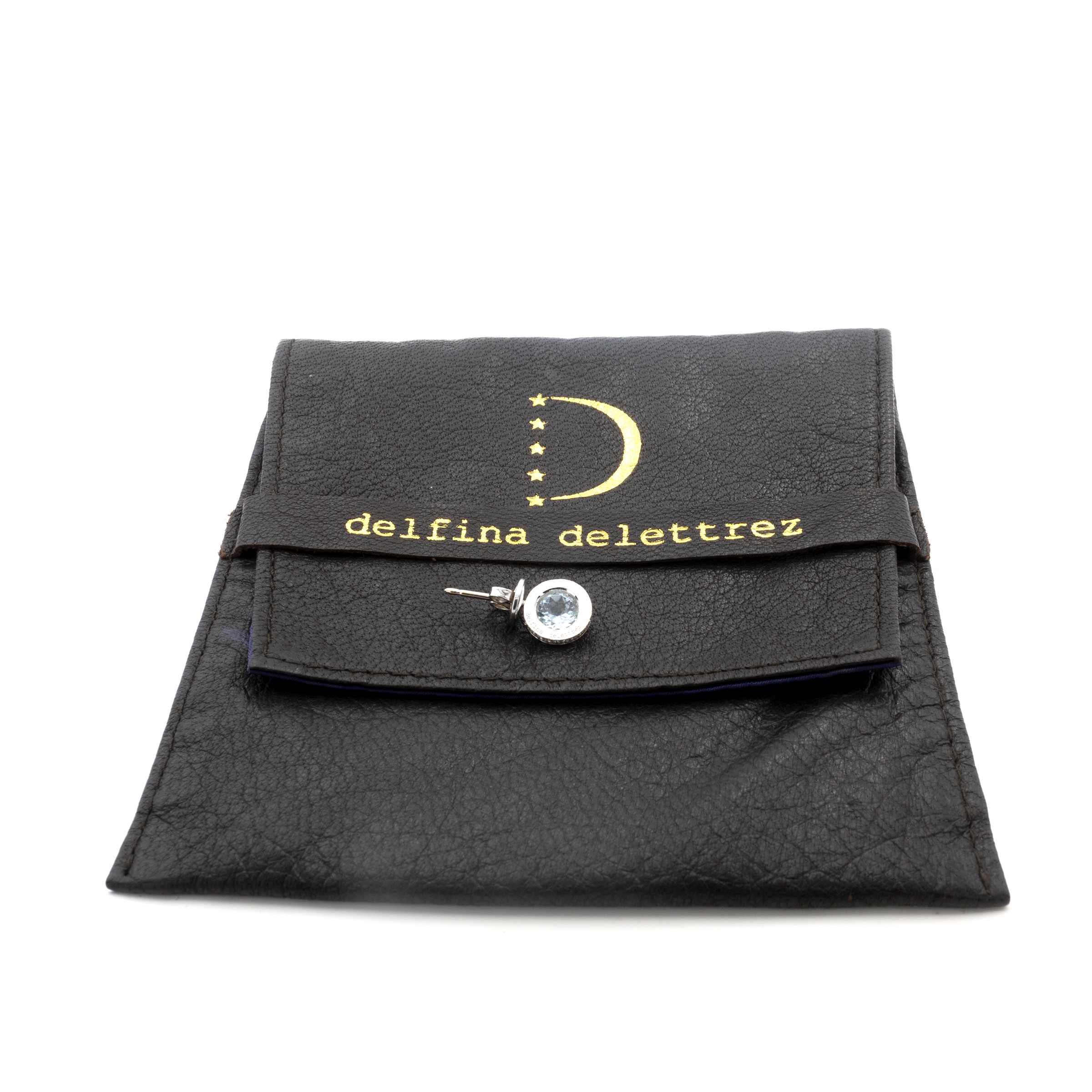 Delfina Delettrez orecchino singolo in oro bianco 18kt