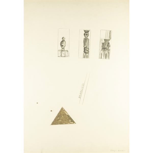 Franco Angeli - "Brancusi"