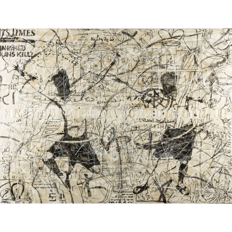 H. H. Lim - My World, tecnica mista su compensato