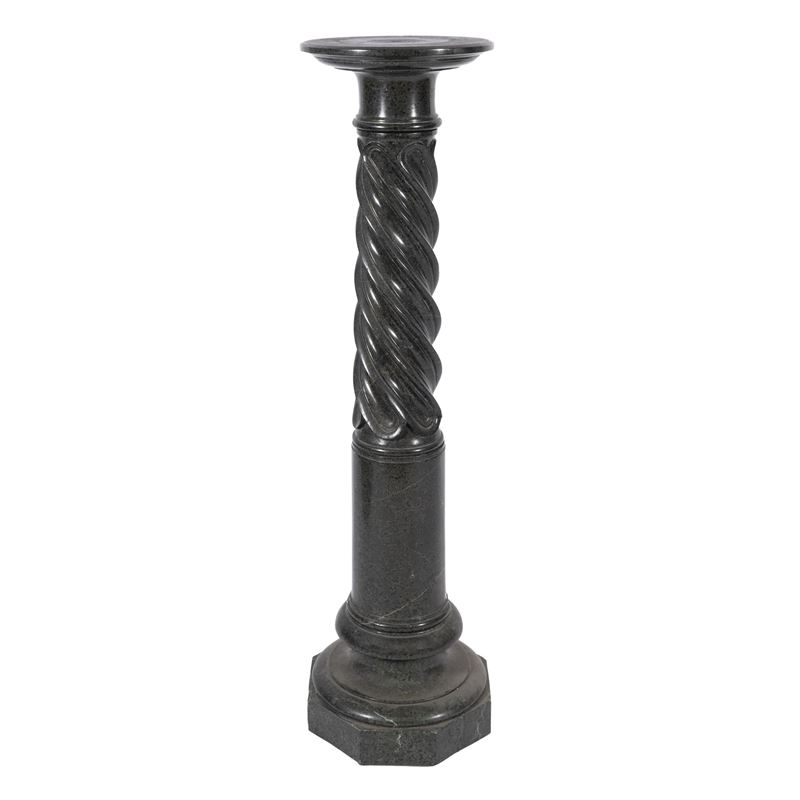 Colonna in marmo verde