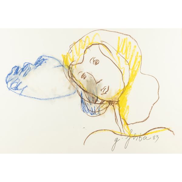 Tano Festa : "Senza titolo"  (1983)  - Asta Arte Moderna e Contemporanea - Colasanti Casa d'Aste