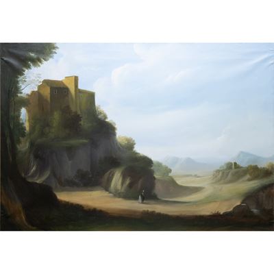 Paesaggio - olio su tela