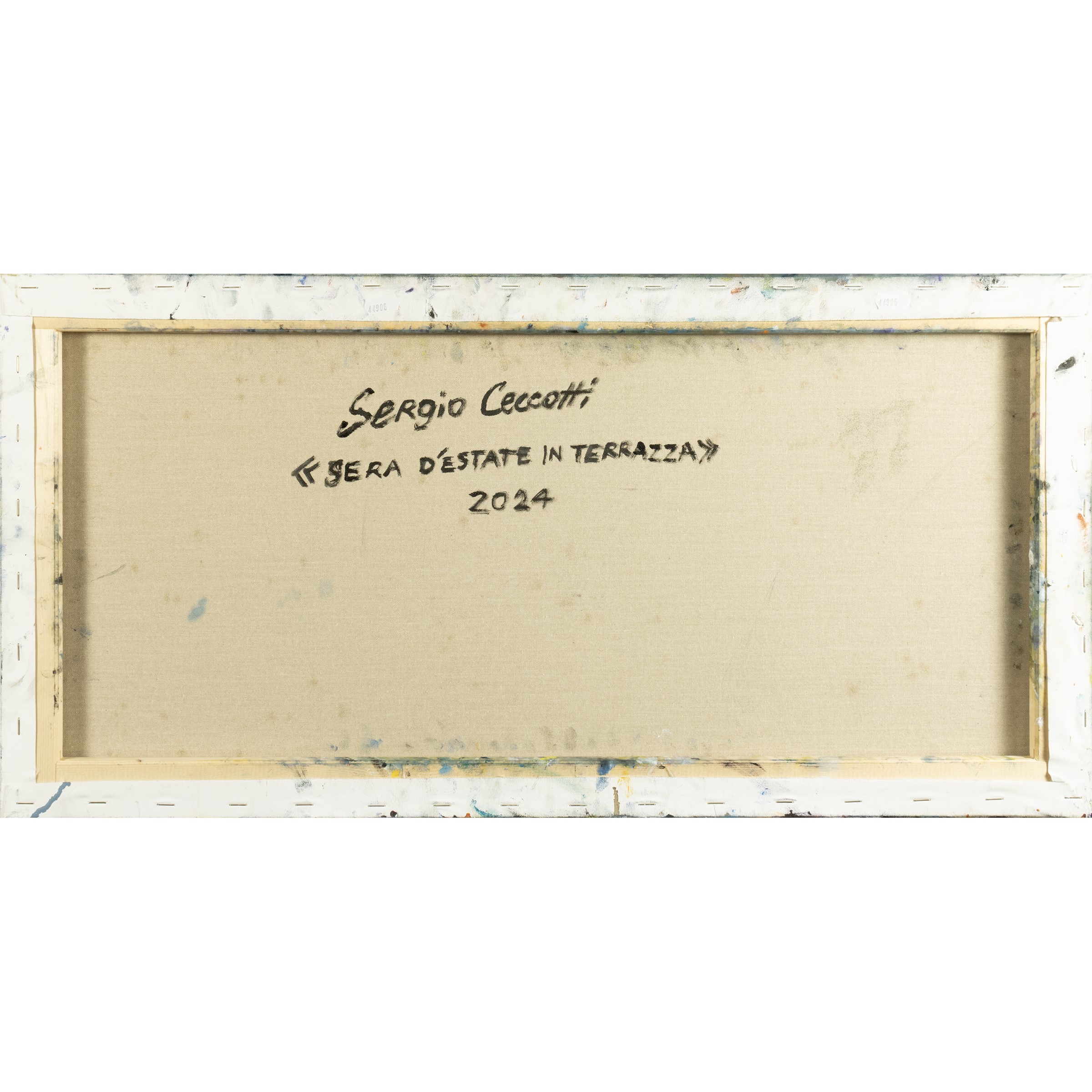 Sergio Ceccotti - "sera D'estate in Terrazza"