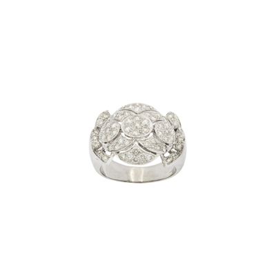 Anello in Oro Bianco 18kt e Diamanti