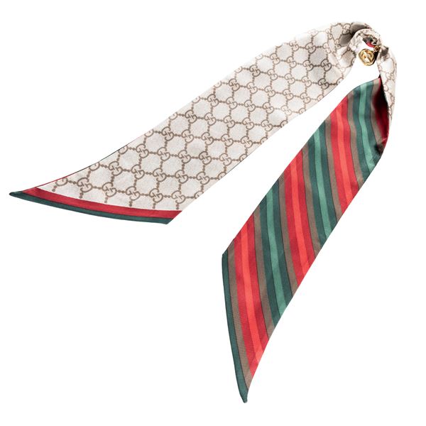 Gucci - GG Gucci Luggage vintage scarf