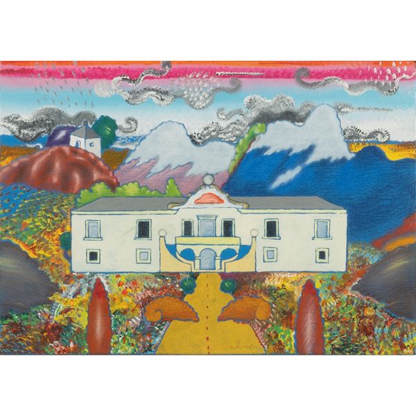 Luca Alinari - "Paesaggio con villa"