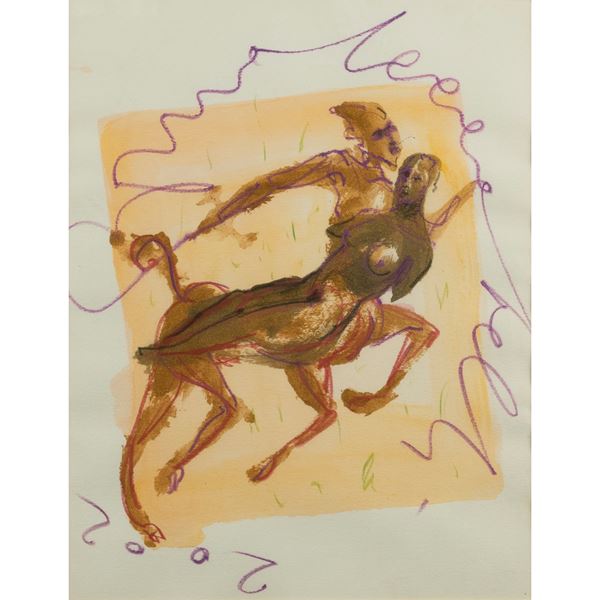 Bruno Ceccobelli - "Omaggio a Marino Marini"