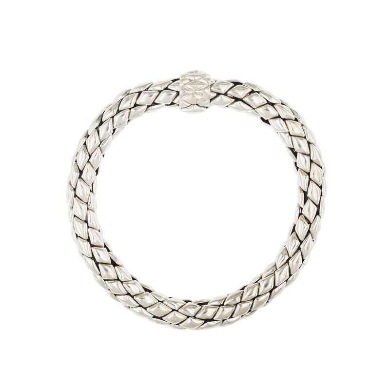 Chimento - Bracciale in oro bianco 18kt con maglia tubolare