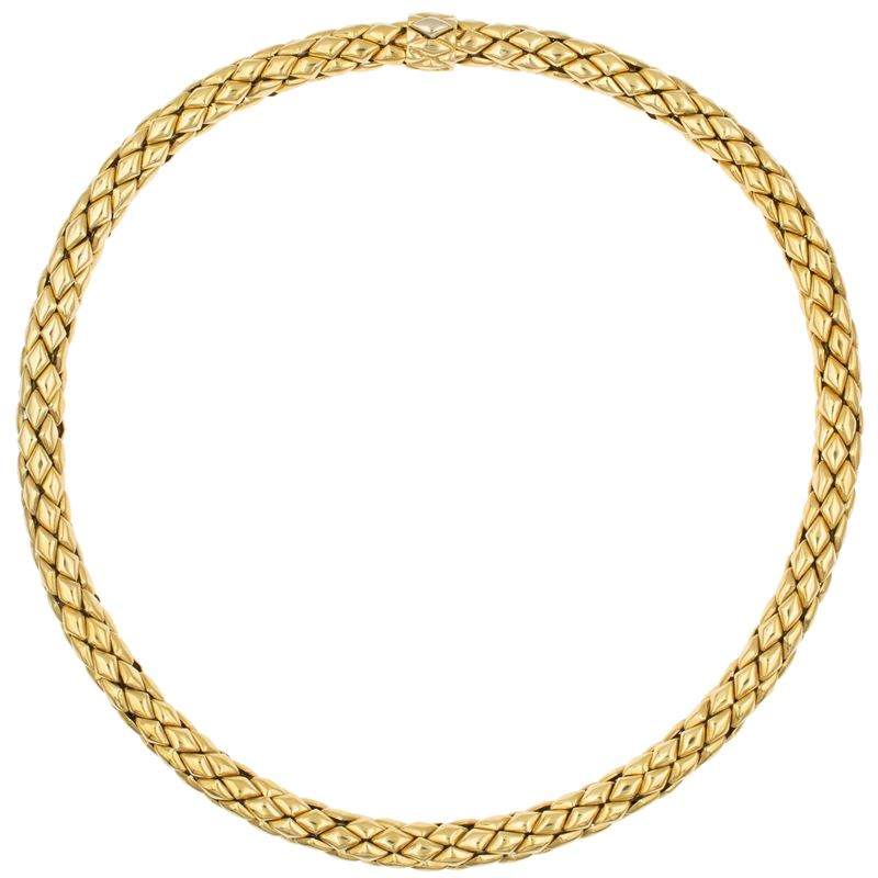 Chimento - Collana in oro giallo 18kt, maglia tubolare