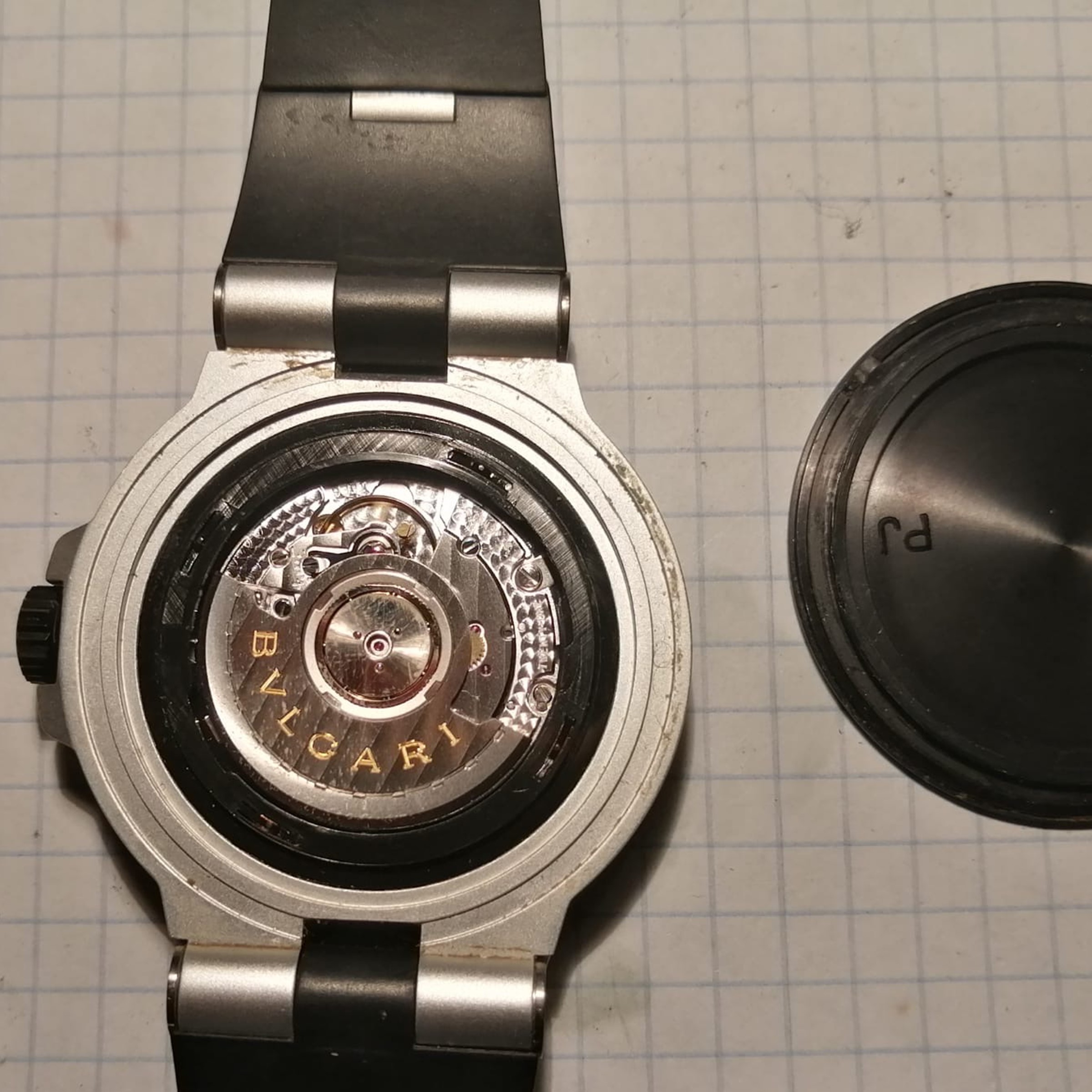 Bvlgari - Diagono Aluminium Orologio da Polso