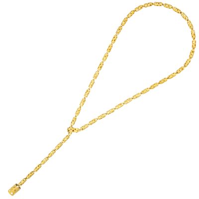 Lunga Collana con Pendente in Oro Giallo 18kt