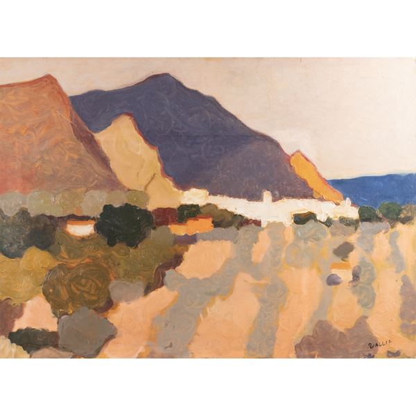 Carlo Quaglia - "Paesaggio umbro"