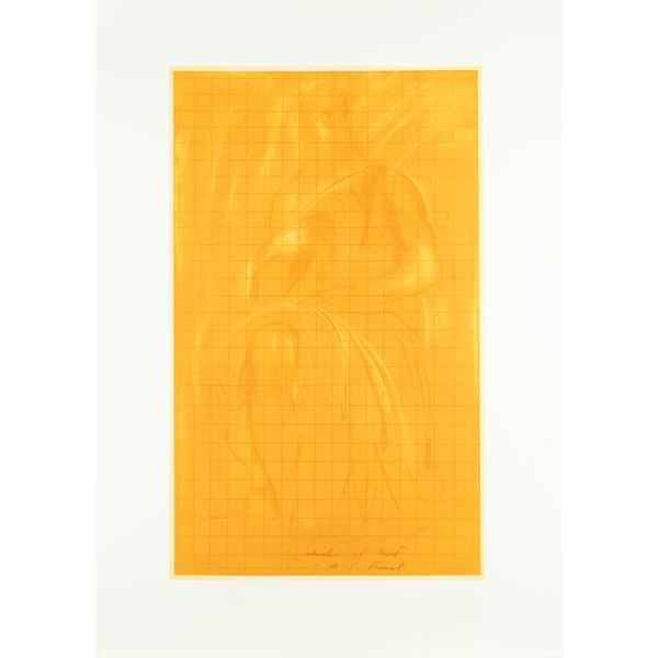 Piero Guccione - "Study of Moses"