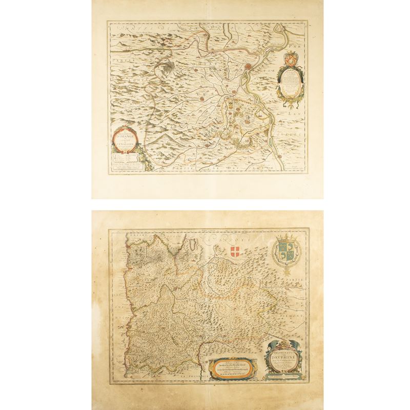 Willem Janszoon Blaeu, La Principauté d'Orange et Comtat de Venaissin - Delphinatvs vulgo Davphin...