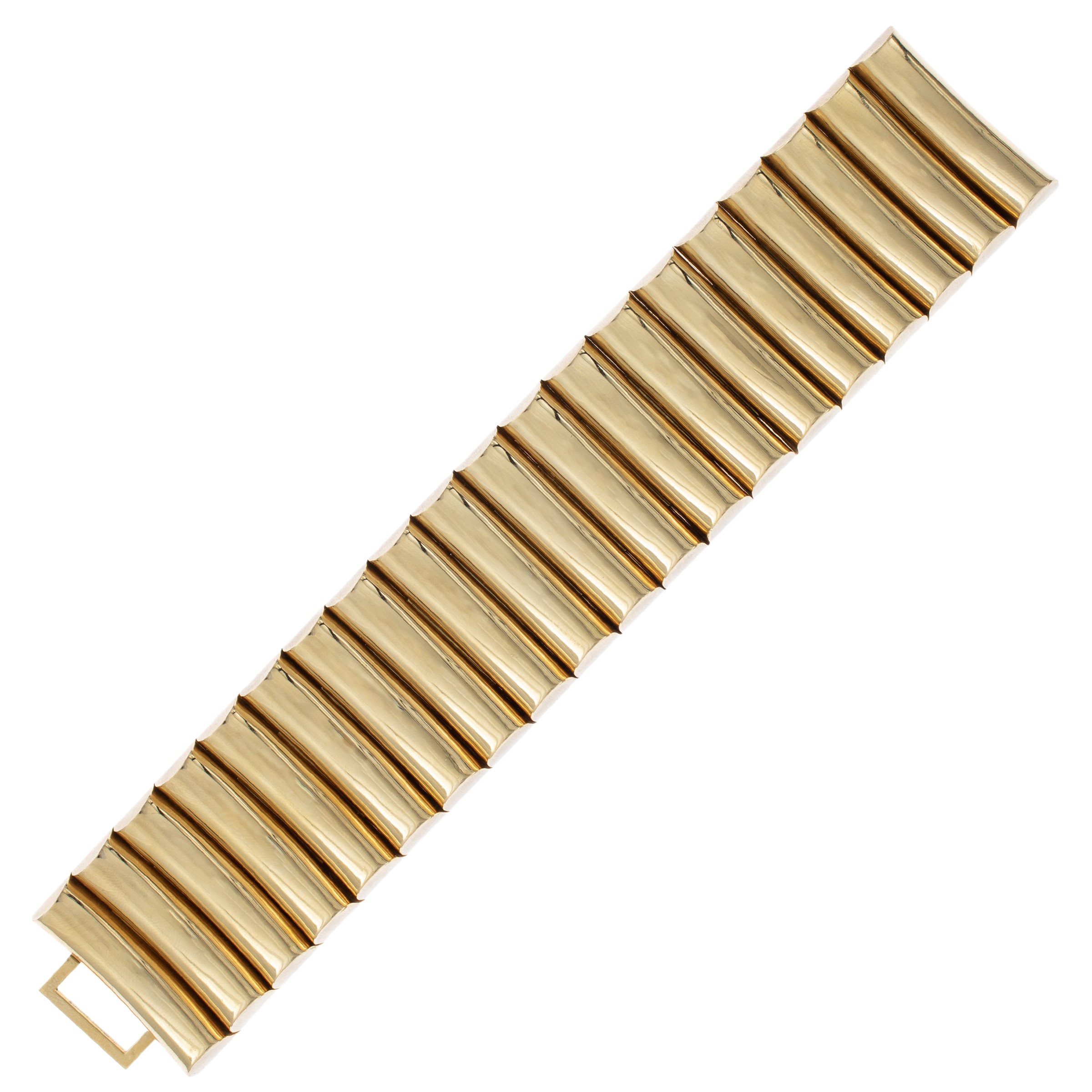 Bracciale a motivo geometrico in oro giallo 18kt