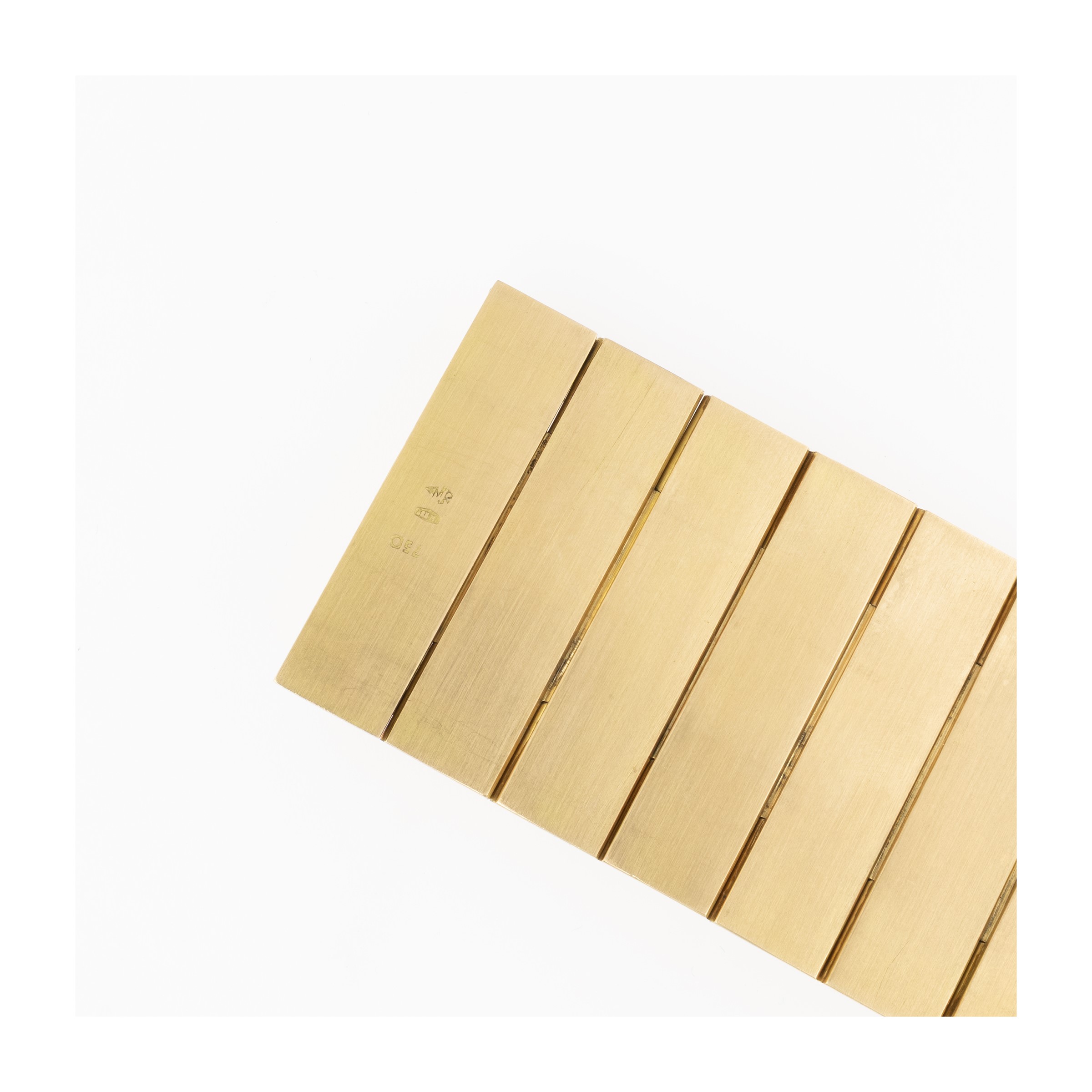 Bracciale a motivo geometrico in oro giallo 18kt